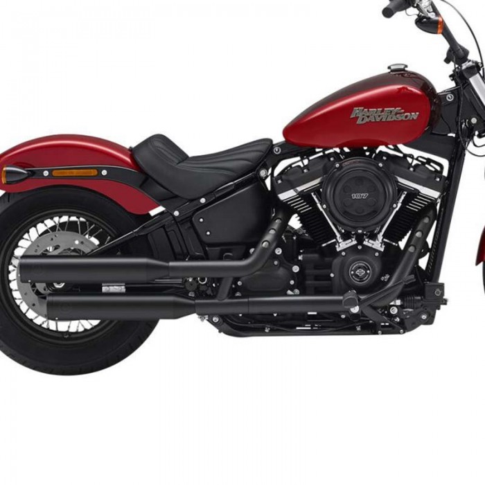 [해외]KESSTECH ESE 2-2 Harley Davidson FXBB 1750 ABS 소프트ail Street Bob 107 Ref:180-2172-765 슬립온 머플러 9140124261 Black