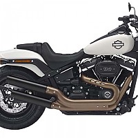[해외]KESSTECH ESE 2-2 Harley Davidson FXFB 1750 ABS 소프트ail Fat Bob 107 Ref:182-2132-765 비인증 슬립온 머플러 9140124272 Black