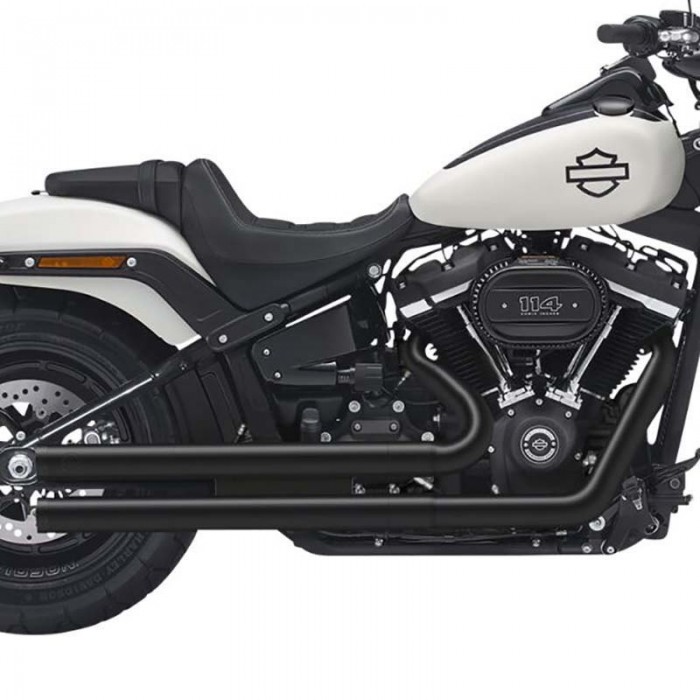 [해외]KESSTECH ESE 2-2 Harley Davidson FXFB 1750 ABS 소프트ail Fat Bob 107 Ref:184-5104-765 슬립온 머플러 9140124273 Black