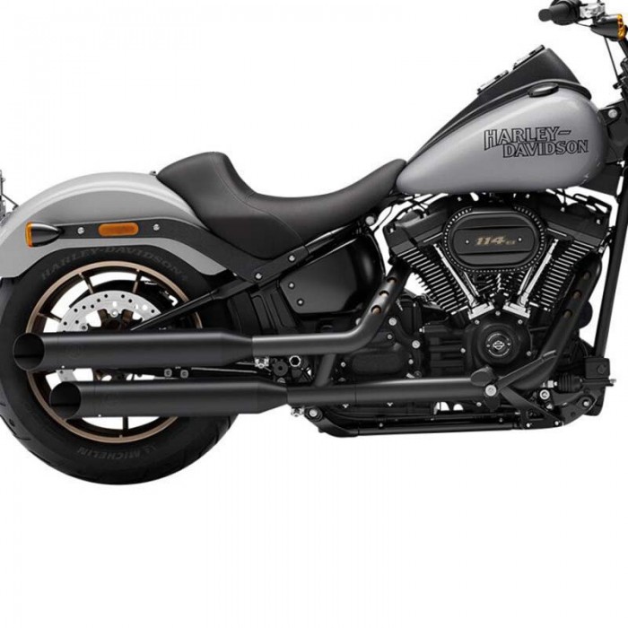 [해외]KESSTECH ESE 2-2 Harley Davidson FXLRS 1868 ABS 소프트ail Low Rider S 114 Ref:211-2172-769 슬립온 머플러 9140124283 Black