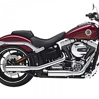 [해외]KESSTECH ESE 2-2 Harley Davidson FXSB 1690 ABS Breakout Ref:170-2112-715 슬립온 머플러 9140124284 Chrome