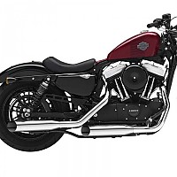 [해외]KESSTECH ESE 2-2 Harley Davidson XL 1200 C Sportster Custom Ref:170-2352-719 슬립온 머플러 9140124290 Chrome