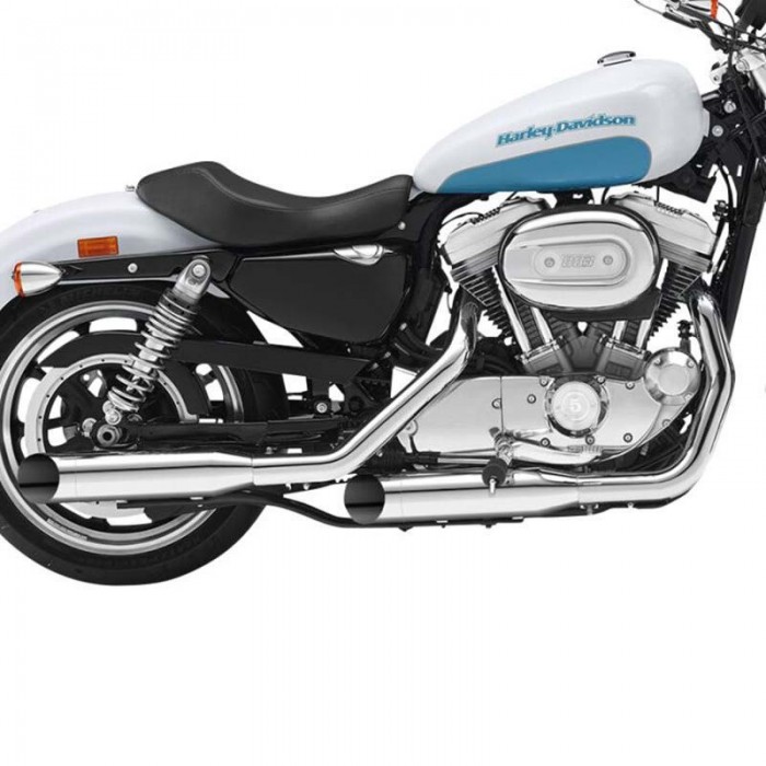 [해외]KESSTECH ESE 2-2 Harley Davidson XL 883 L Sportster SuperLow Ref:171-2352-719 슬립온 머플러 9140124294 Chrome
