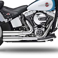[해외]KESSTECH ESM2 2-2 Harley Davidson FLST 1450 Heritage 소프트ail Ref:084-5109-745 슬립온 머플러 9140124316 Chrome
