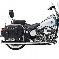 [해외]KESSTECH ESM2 2-2 Harley Davidson FLSTC 1584 Heritage 소프트ail Classic Ref:070-1102-716 슬립온 머플러 9140124321 Chrome