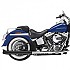 [해외]KESSTECH ESM2 2-2 Harley Davidson FLSTC 1584 Heritage 소프트ail Classic Ref:070-1102-766 슬립온 머플러 9140124322 Black