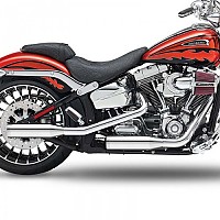 [해외]KESSTECH ESM2 2-2 Harley Davidson FLSTNSE 1800 ABS 소프트ail Deluxe CVO Ref:111-2112-715 슬립온 머플러 9140124338 Chrome