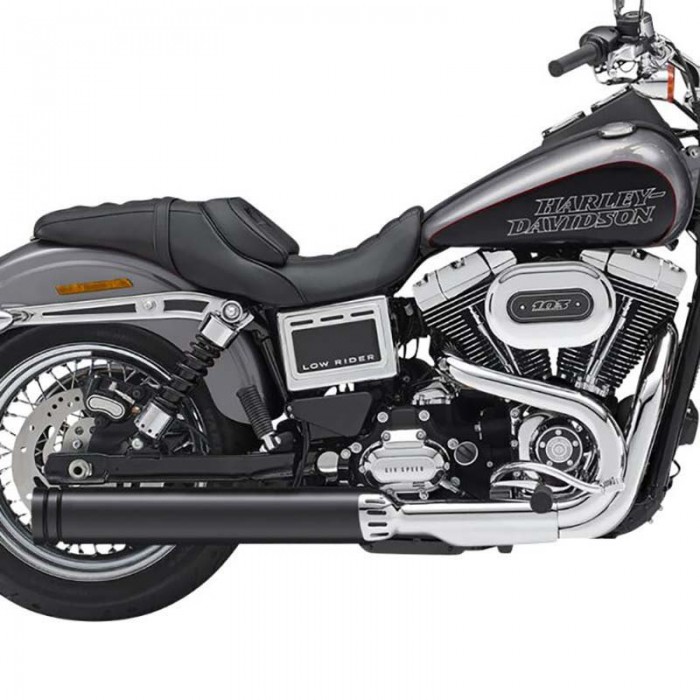 [해외]KESSTECH ESM3 2-1 Harley Davidson FLD 1690 Dyna Switchback Ref:120-1449-769 슬립온 머플러 9140124359 Black