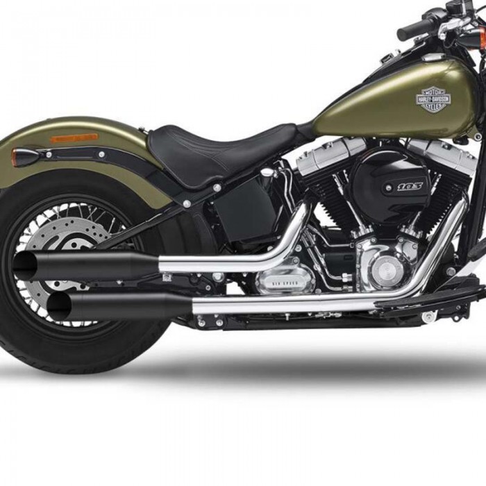 [해외]KESSTECH ESM3 2-2 Harley Davidson FLSS 1800 ABS 소프트ail Slim S Ref:161-2172-769 슬립온 머플러 9140124382 Black