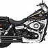 [해외]KESSTECH ESM3 2-2 Harley Davidson FXDF 1584 Dyna Fat Bob Ref:083-2132-765 비인증 슬립온 머플러 9140124393 Black