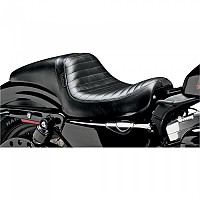 [해외]LEPERA Full Length Pleated Harley Davidson Xl 1200 C Sportster Custom 오토바이 시트 9140194957 Black