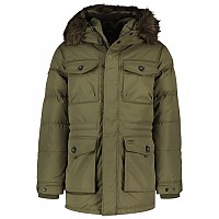 [해외]슈퍼드라이 Chinook Faux Fur 파카 140140593 Dusty Olive Green