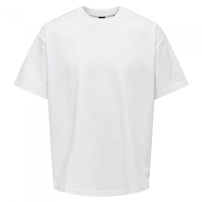 [해외]ONLY & SONS Millenium 반팔 티셔츠 140229538 Bright White