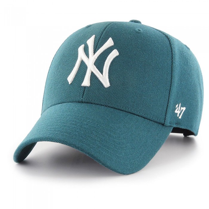 [해외]47 MLB New York Yankees MVP Snapback 캡 3137687694 Pacific Green / White