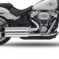 [해외]KESSTECH 슬립온 머플러 ESE 2-2 Harley Davidson FLFB 1750 ABS 소프트ail Fat Boy 107 Ref:182-5109-749 9140124218 Chrome