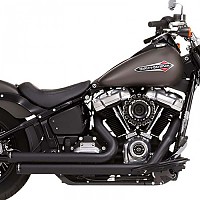 [해외]RINEHART 2-2 M8 Harley Davidson FLDE 1750 ABS Softail Deluxe 107 Ref:300-1101 비인증된 완전 배기 시스템 9140124482 Black