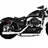 [해외]RINEHART 3´´ Straight Harley Davidson XL 1200 C Sportster Custom Ref:500-0400 비인증 슬립온 머플러 9140124505 Black / Chrome