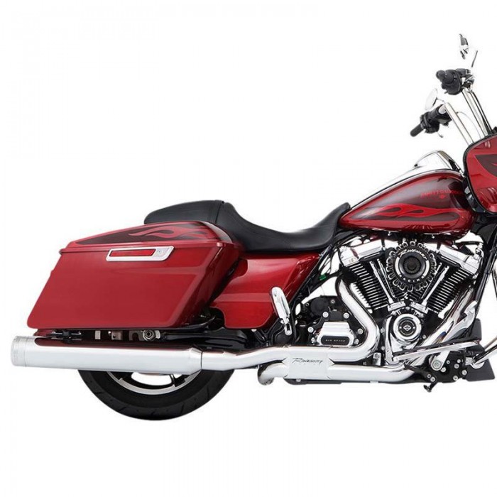 [해외]RINEHART 슬립온 머플러 4.5´´ EC Tradition Harley Davidson FLHR 1750 로드 King 107 Ref:800-0110TC-ECA 9140124518 Chrome