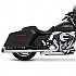 [해외]RINEHART 4´´ Sliml-e Duals Harley Davidson FLHR 1750 Road King 107 Ref:100-0404 비인증된 완전 배기 시스템 9140124546 Black / Chrome