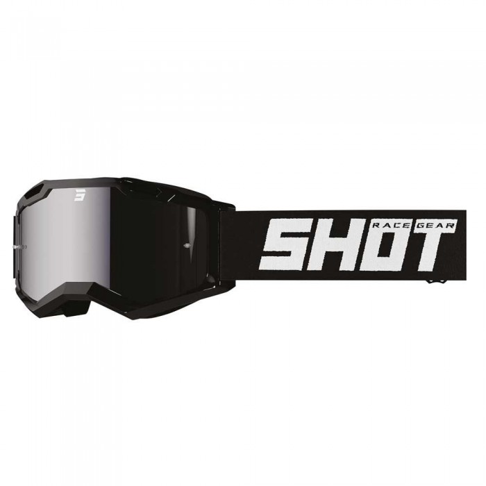 [해외]SHOT Assault Solid 오프로드 고글 9140278421 Glossy Iridium Black