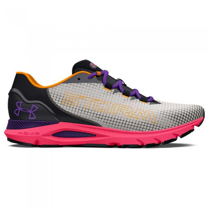 [해외]언더아머 HOVR Sonic 6 Storm 러닝화 6140047518 White Clay / Pink Shock 683 / Metro Purple 556