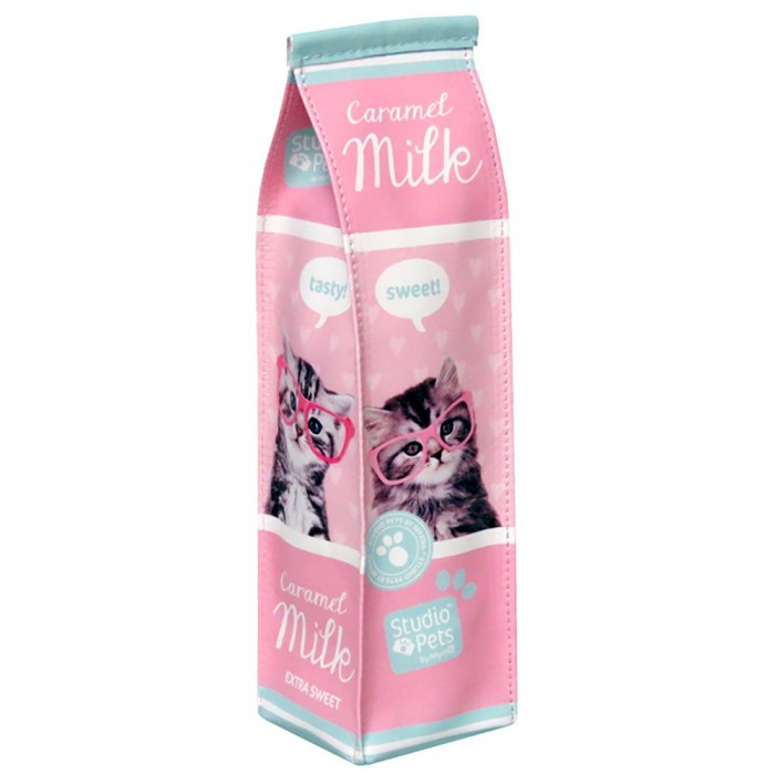 [해외]STUDIO PETS Milk Brick Shaped Pencil Case 140267693 Pink