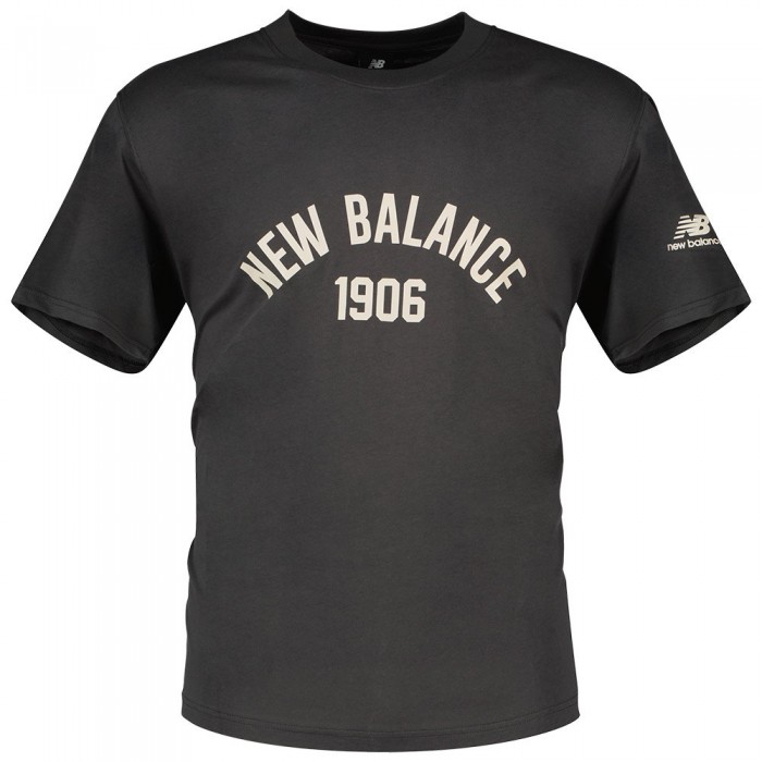 [해외]뉴발란스 Essentials Varsity 반팔 티셔츠 140132213 Blacktop
