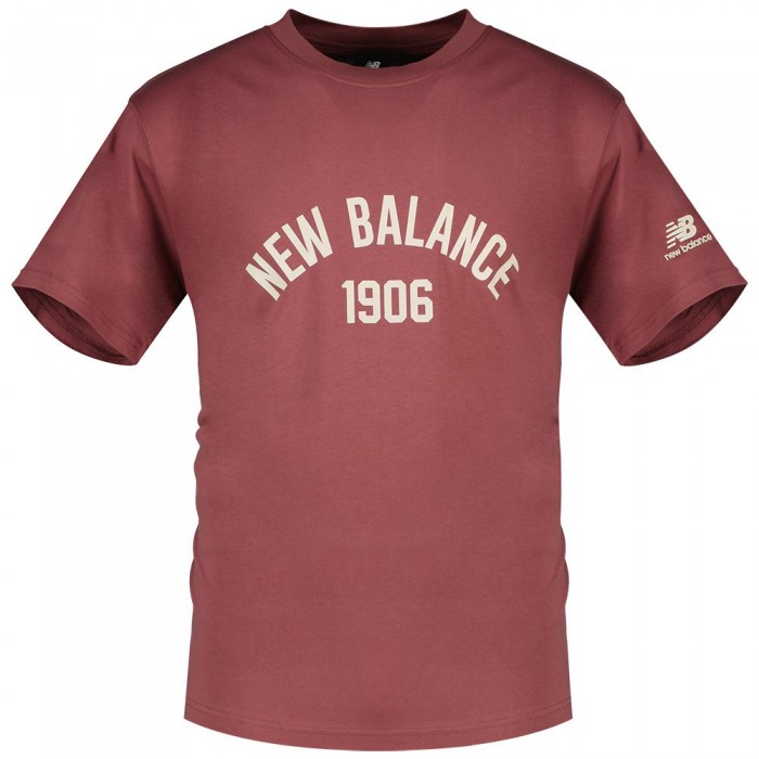 [해외]뉴발란스 Essentials Varsity 반팔 티셔츠 140132215 Washed Burgundy