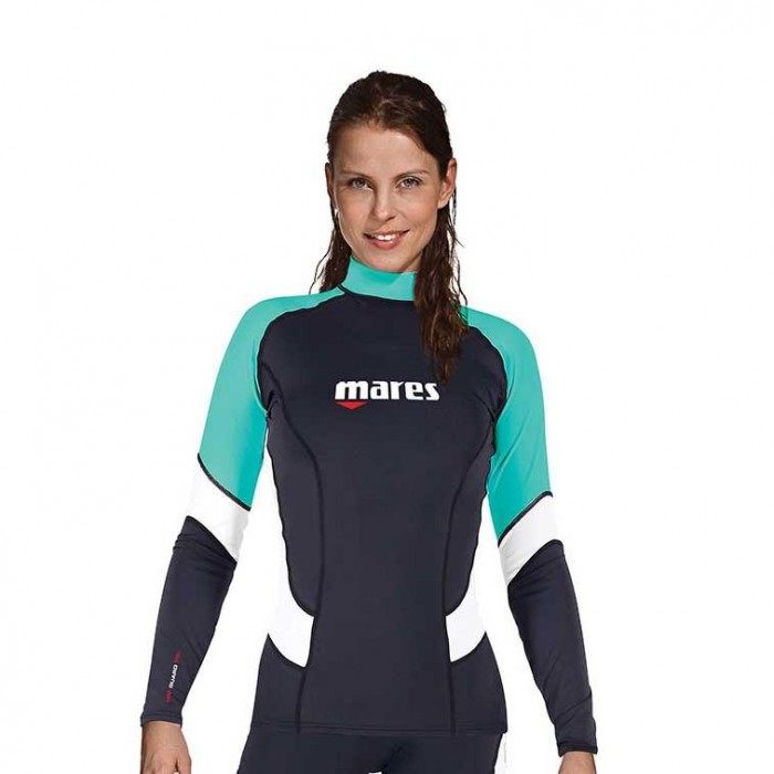 [해외]마레스 긴팔 티셔츠 여성 Rash Guard Trilastic She Dives 14136794601 Blue