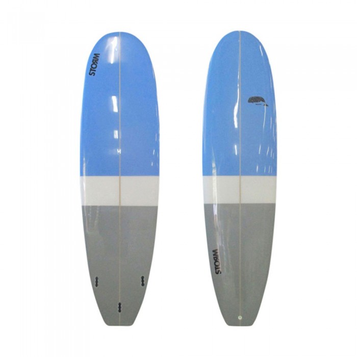 [해외]STORM BLADE 서핑보드 Beluga 미니 Malibu LB22 7´2´´ 14138783451 Light Blue / Grey / White