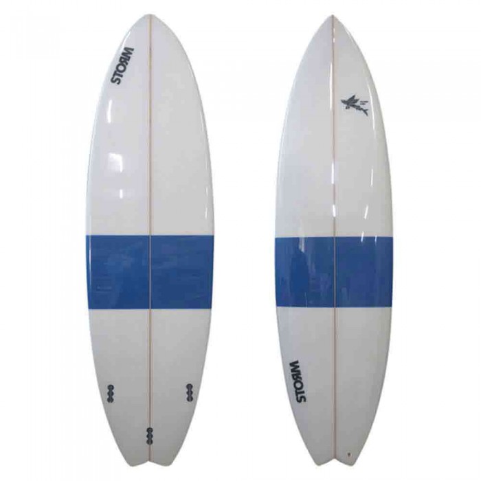 [해외]STORM BLADE 서핑보드 Flying Fish Swallow Tail D1 6´6´´ 14138783511 White / Blue