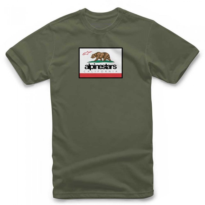 [해외]알파인스타 Cali 2.0 반팔 티셔츠 14139304782 Military Green