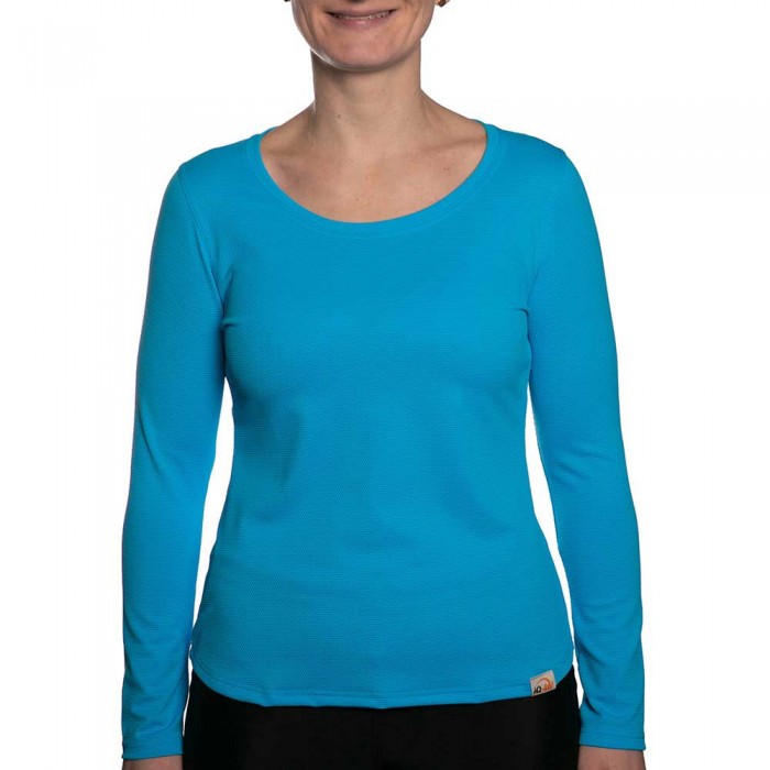 [해외]IQ-UV 긴팔 O넥 티셔츠 UV Wave 14139963614 Turquoise
