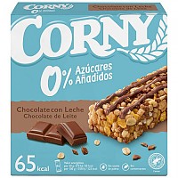 [해외]CORNY 밀크 초콜릿 시리얼 바 0% 첨가된 설탕 20g 4140218942 Multicolor