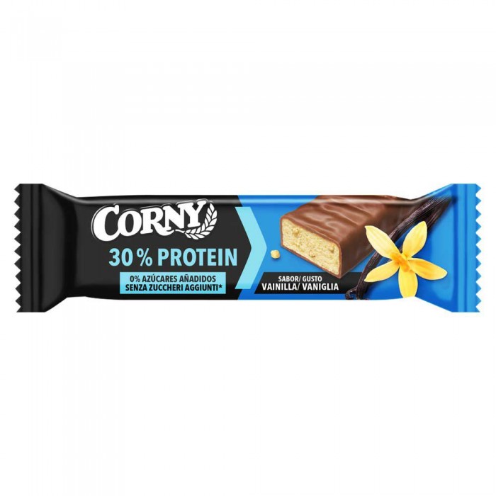 [해외]CORNY 초콜릿으로 덮인 바닐라 바 프로tein 30% 프로tein 그리고 설탕을 첨가하지 않았습니다 50g 4140218944 Multicolor