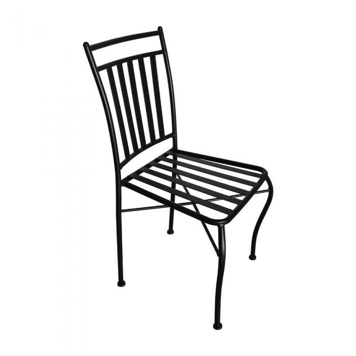 [해외]CHILLVERT 쌓을 수 있는 강철 의자 Tivoli 40.5x50.5x89 cm 리퍼비시 6140296890 Black