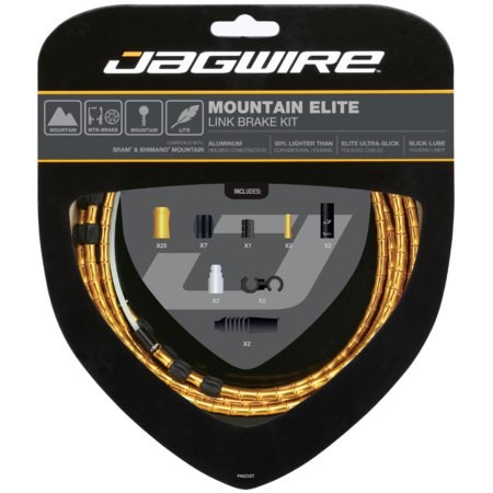 [해외]JAGWIRE 브레이크 키트 Mountain Elite Link Brake Kit 1138504929 Gold
