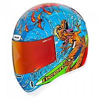[해외]ICON 에어form™ Dino Fury 풀페이스 헬멧 9140293057 Blue
