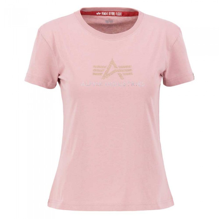 [해외]알파 인더스트리 Crystal 반팔 티셔츠 140027948 Pink