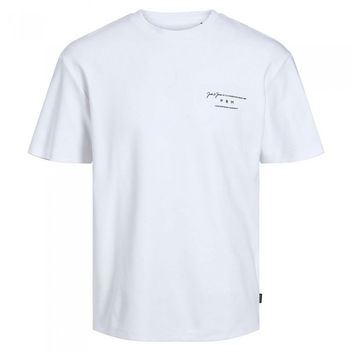 [해외]잭앤존스 Blasanchez Branding 반팔 티셔츠 140297090 Bright White