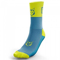 [해외]OTSO 양말 Multisport 미드 5137938007 Light Blue / Fluo Yellow