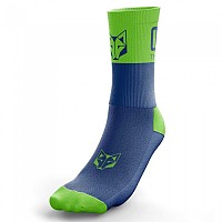 [해외]OTSO 양말 Multi-sport Medium Cut Electric Blue/fluor Green 5137938008 Electric Blue / Fluo Green