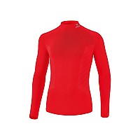 [해외]ERIMA Compression Athletic 긴팔 하이넥 티셔츠 3138487329 Red