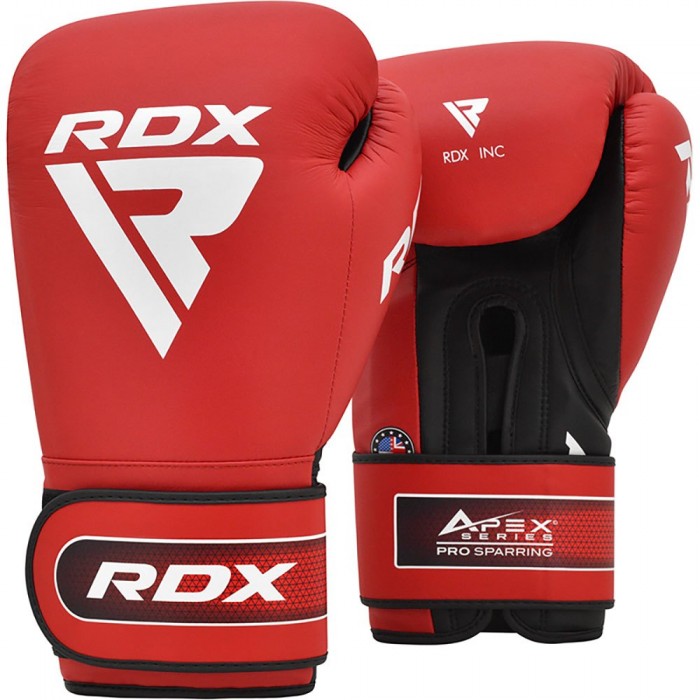 [해외]RDX SPORTS 인조 가죽 권투 장갑 Pro Sparring Apex A5 7139383922 Red