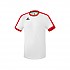 [해외]ERIMA Retro Star 티셔츠 7140273802 White / Red