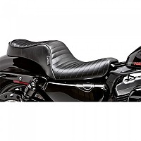 [해외]LEPERA Cherokee 2-Up Pleated Stitched Harley Davidson Xl 1200 C Sportster Custom 좌석 9140194928 Black