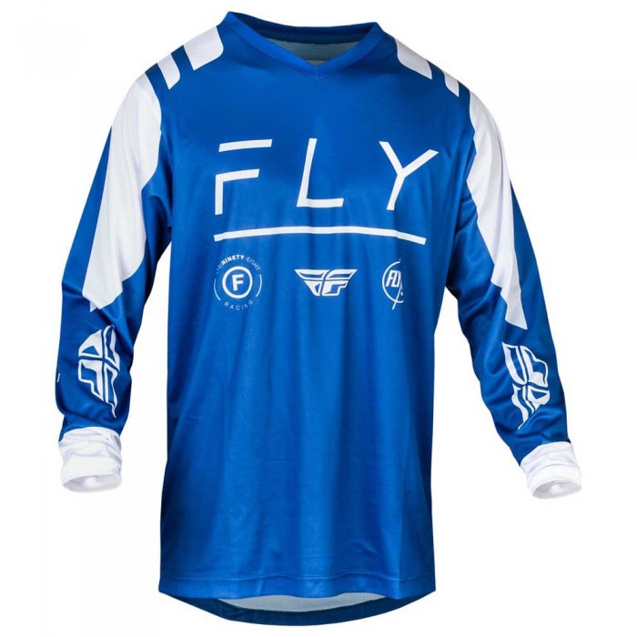 [해외]FLY RACING F-16 긴팔 티셔츠 9140293789 Navy / Hi-Vis / White