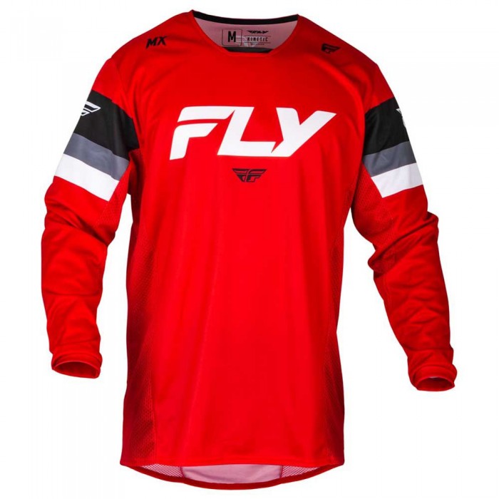 [해외]FLY RACING Kinetic Prix 긴팔 티셔츠 9140293916 Black / Grey / Red