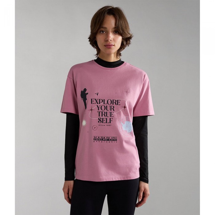 [해외]나파피리 S-Montalva 반팔 티셔츠 140072936 Pink Foxglo P87