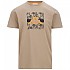 [해외]카파 Grami Graphik 반팔 티셔츠 140177347 Beige Camel / Orange Marigold